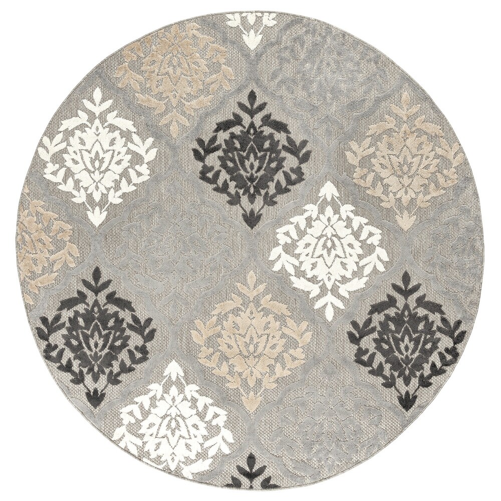 Origin Coastal Medallion Indoor/Outdoor Area Rug