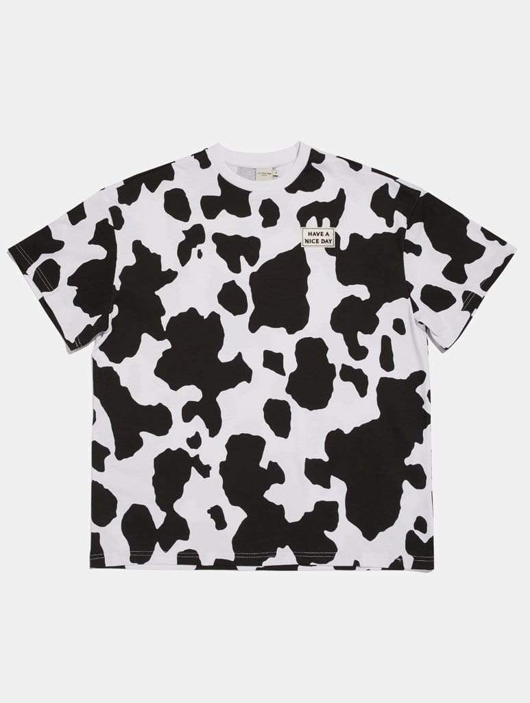 Have A Nice Day Cow Oversized T-Shirt