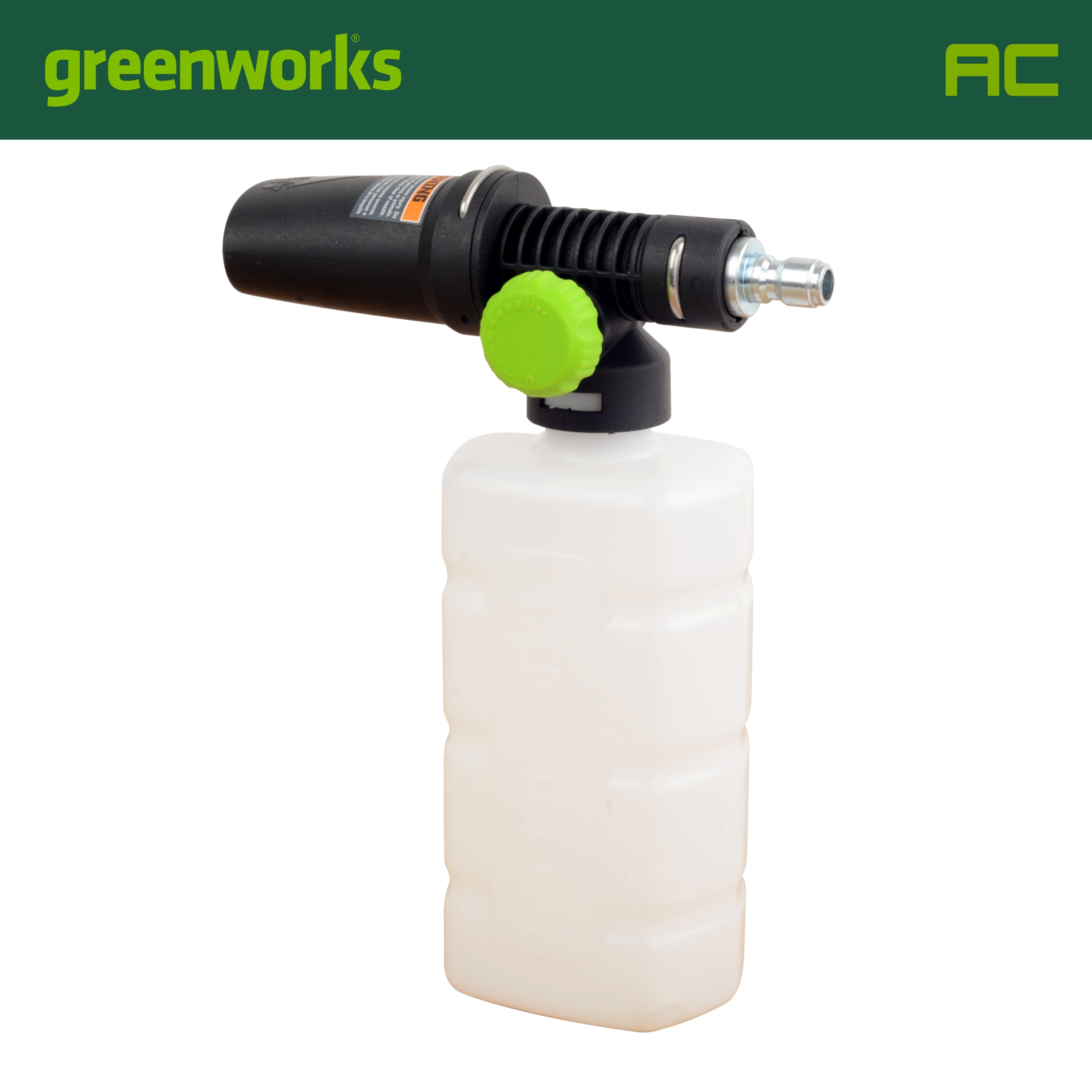 High-Pressure Soap Applicator | Greenworks Tools