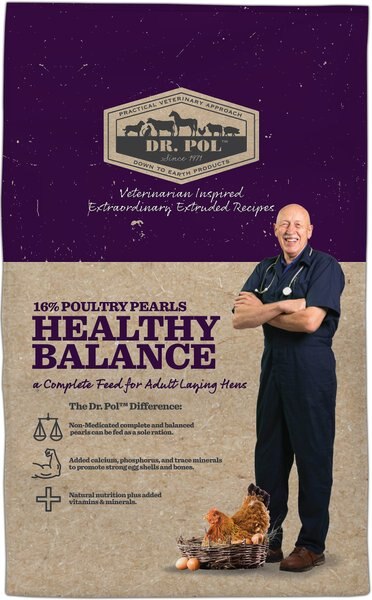 Dr. Pol Healthy Balance 16% Poultry Pearls Layer Complete Chicken Feed