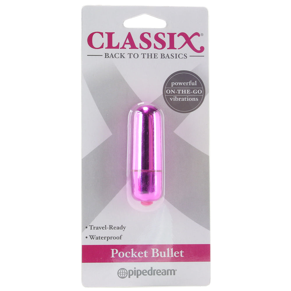 Back to the Basics Pocket Bullet Vibe in Pink