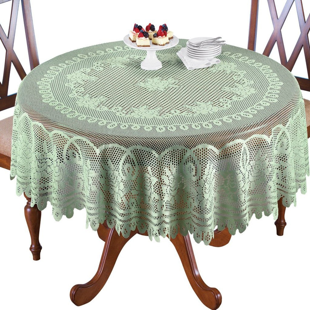 Table Cloth White Or Cream Lace Kitchen Table Cloth Tablecloth Round Or Oblong Choice