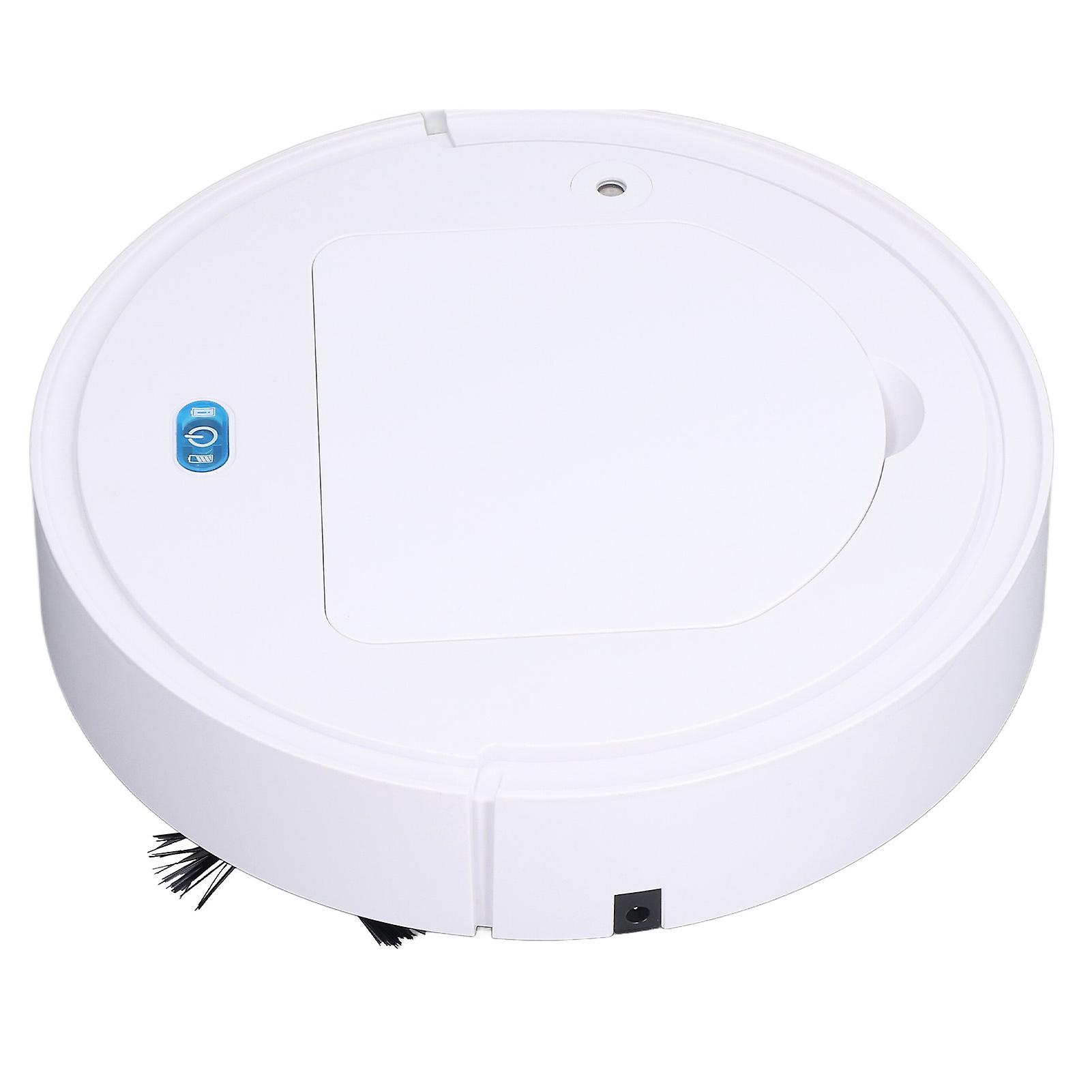 Robot Vacuum Cleaner 3 In 1 Low Noise Multifunctional Smart Automatic Sweeper For Household Usewhite