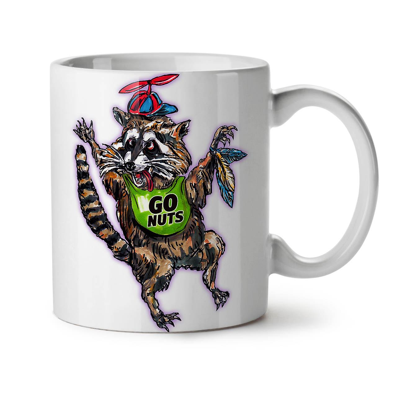 Funy Raccoon Cute NEW White Tea Coffee Ceramic Mug 11 oz | Wellcoda