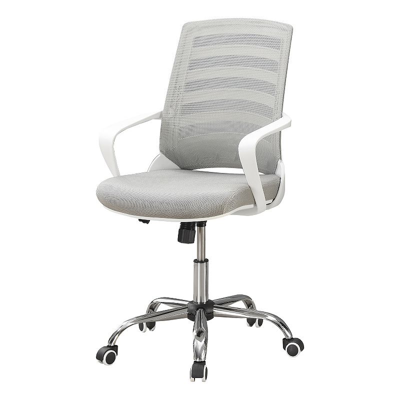 Monarch Mesh Back Gray Office Chair