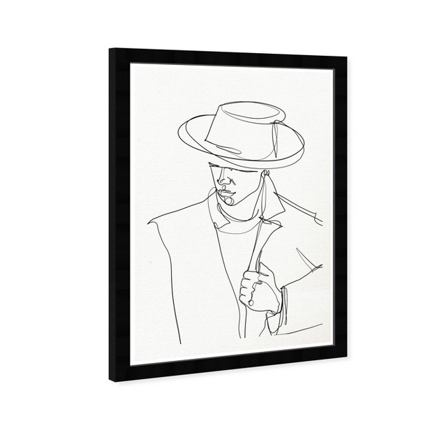 X 19 quot This Cool Man People And Portraits Framed Wall Art Black Hatcher And Ethan