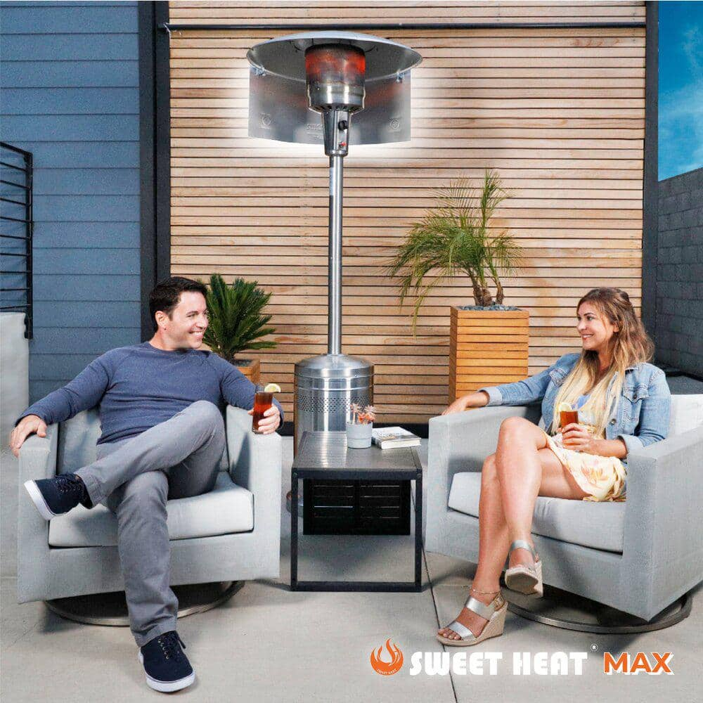 SWEET HEAT Pro - 35 in. x 15 in. Aluminum Patio Heat Reflector for Round Top Heaters with Pro Clamps - Universal Fit SHR15PRO-UsA