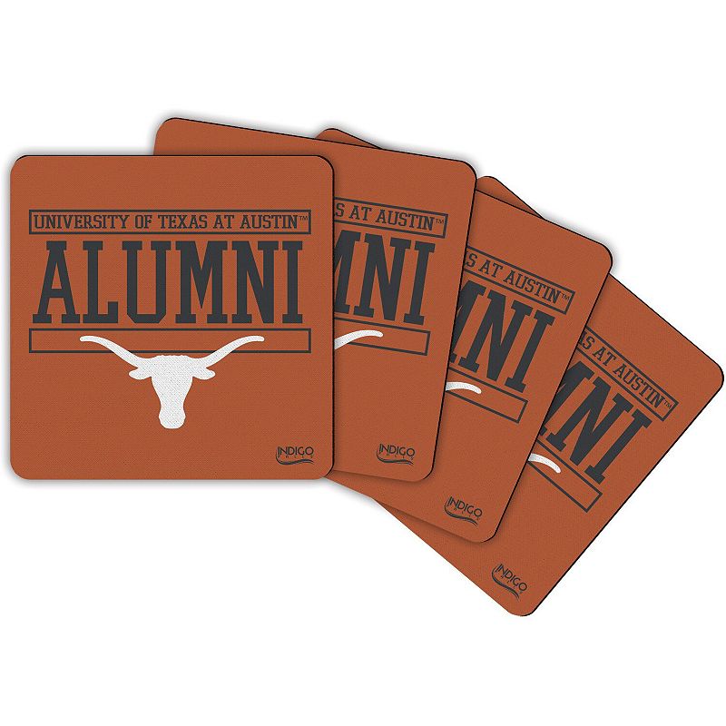 Texas Longhorns Alumni 4-Pack Neoprene Coaster Set