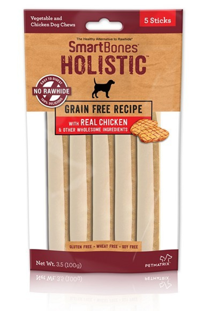 SmartBones Holistic Chicken Sticks Grain Free Dog Treats