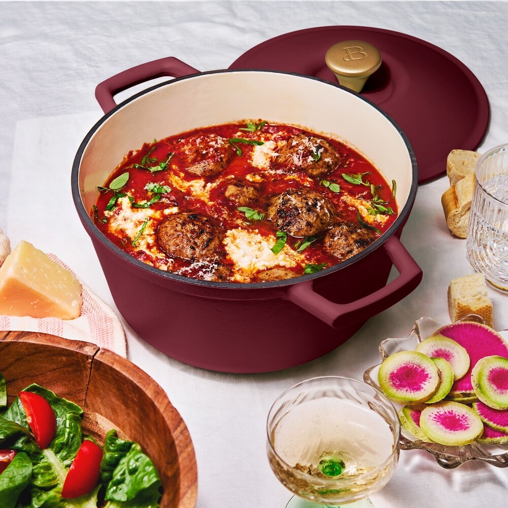 5 Quart Cast Iron Round Dutch Oven