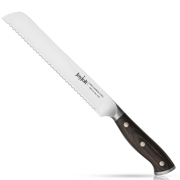 Joyjolt 8 Bread Knife High Carbon X50 German Steel Kitchen Knife