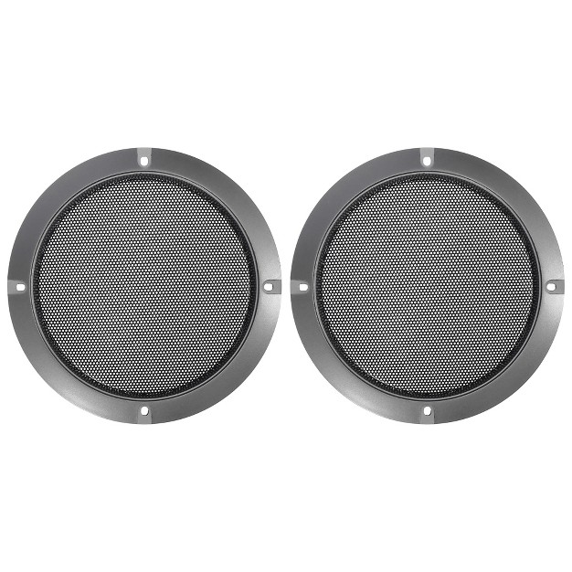 Unique Bargains Car Audio Speaker Cover Mesh Subwoofer Grill Guard Glossy