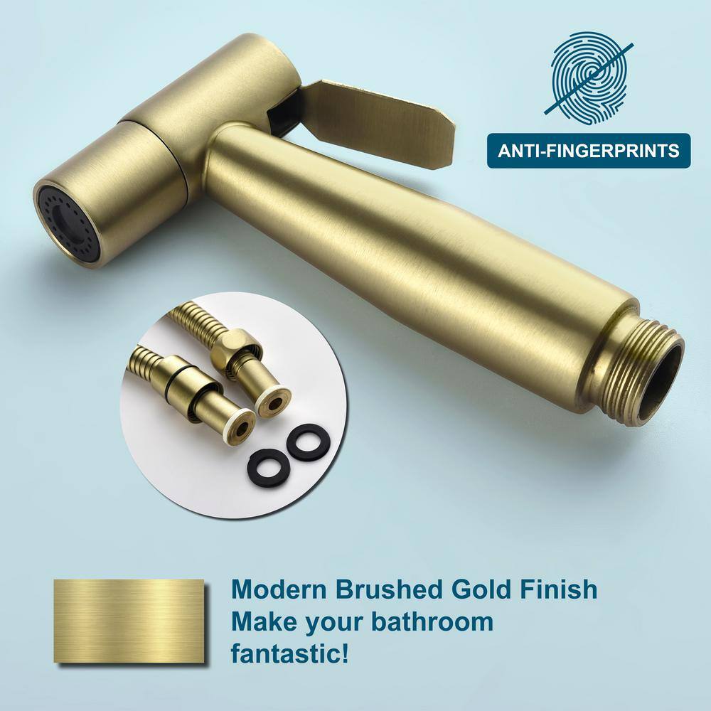 Nestfair Non- Electric Bidet Attachment in. Brushed Gold SMD6029G