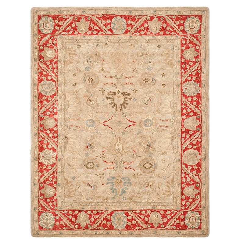 Safavieh Anatolia Chrissy Framed Floral Wool Rug