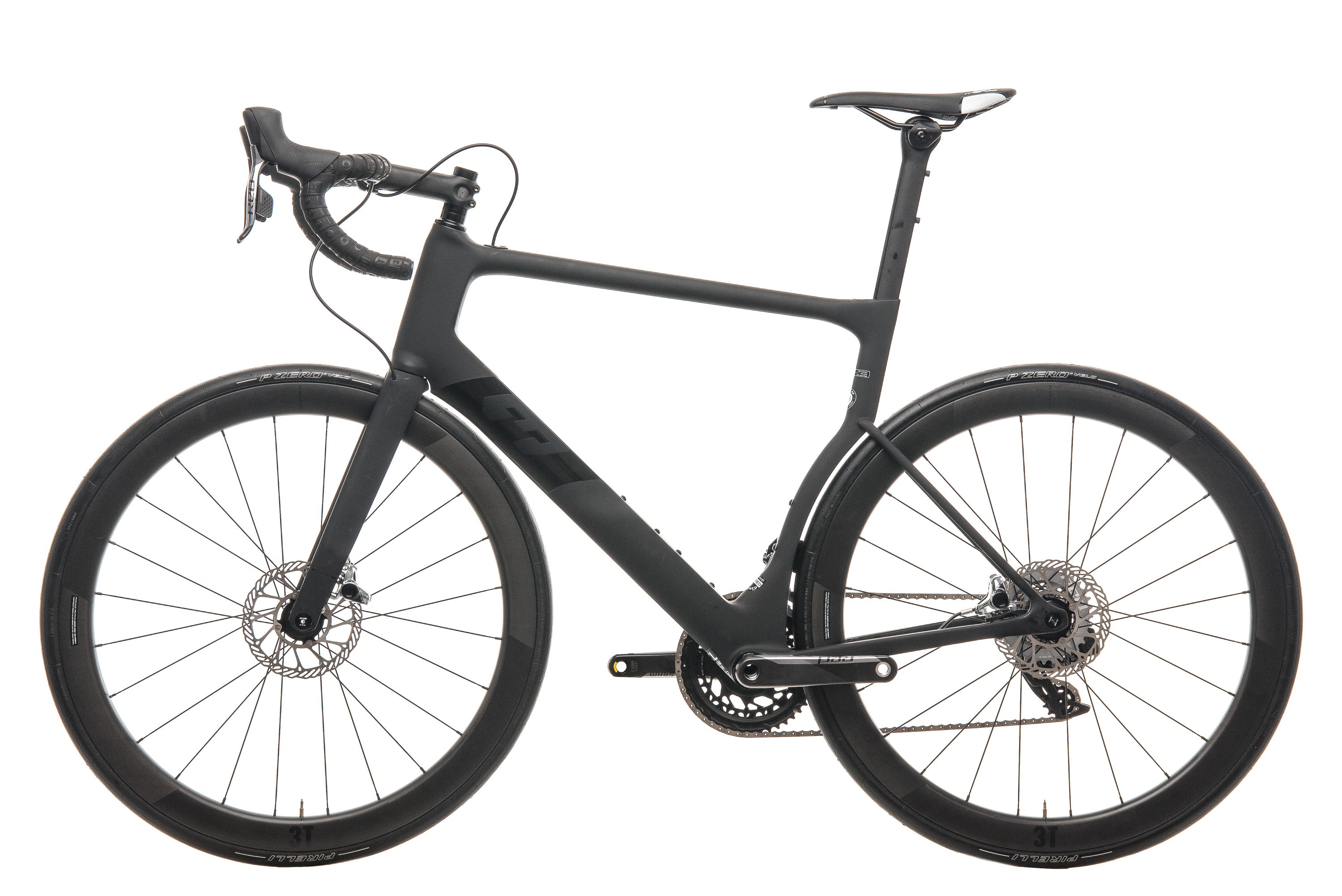 3T Strada Due Team Stealth Red AXS eTap Road Bike - 2020, X-Large