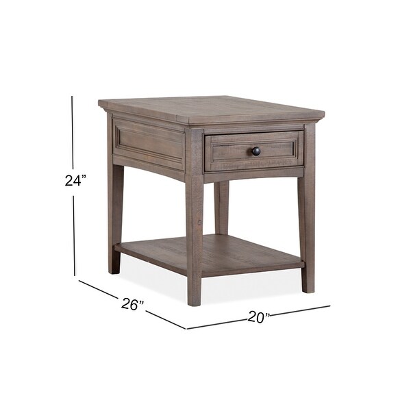 Magnussen T4805 Paxton Place Rectangular End Table - 20x26x24