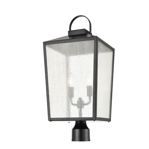 Millennium Lighting Devens 2 Light Lantern Powder Coat Black