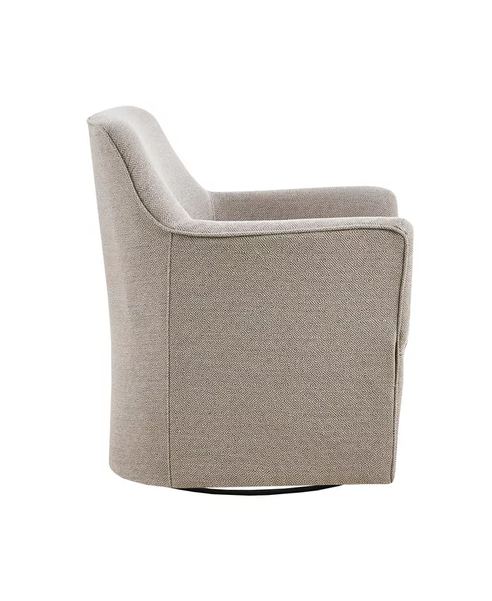 Madison Park Augustine 30.75 Fabric Swivel Glider Chair