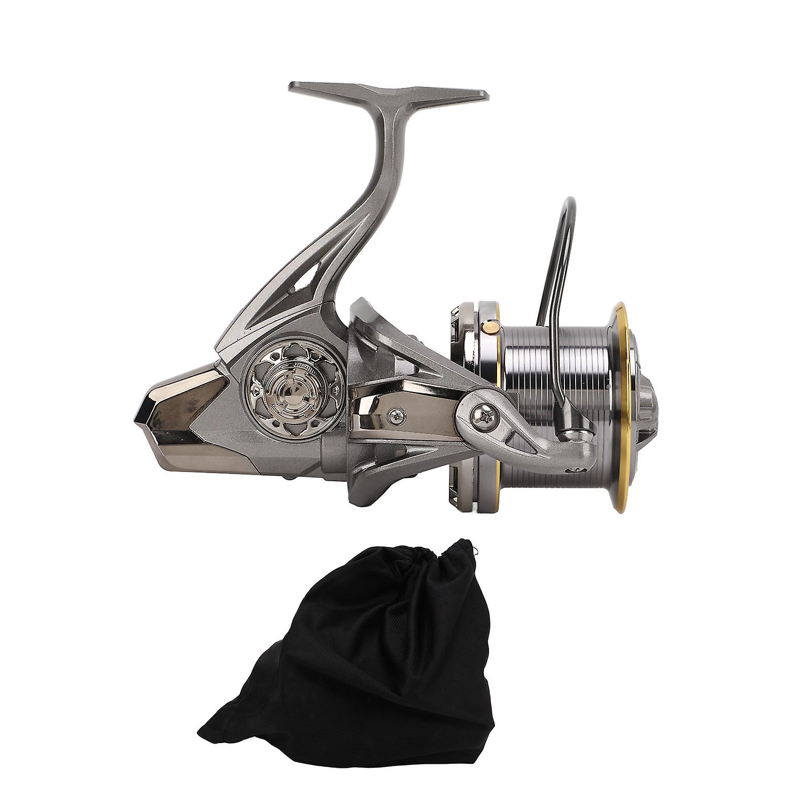 Metal 4.8:1 Gear Ratio 17+1 Spinning Reels Saltwater Long Distant No Gap Spinning Wheelngk10000