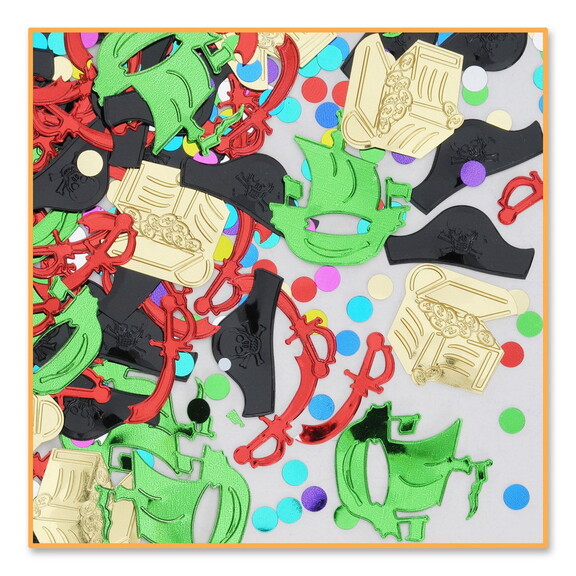 Beistle CN144 Pirate Party Confetti  multi color