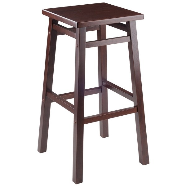 Carter Square Seat Bar Stool - 15.43 x 15.43 x 29.02 inches