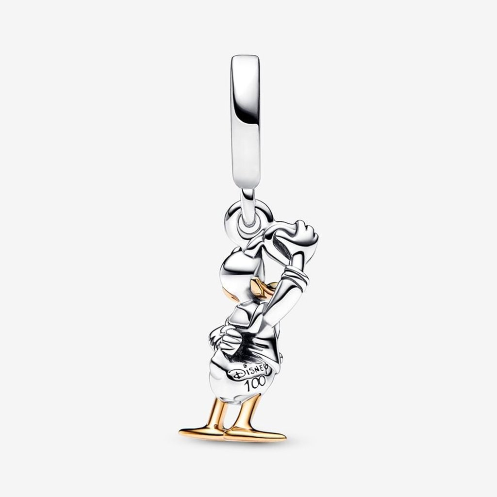 PANDORA  Disney 100th Anniversary Donald Duck 0.009 ct tw Lab-created Diamond Dangle Charm