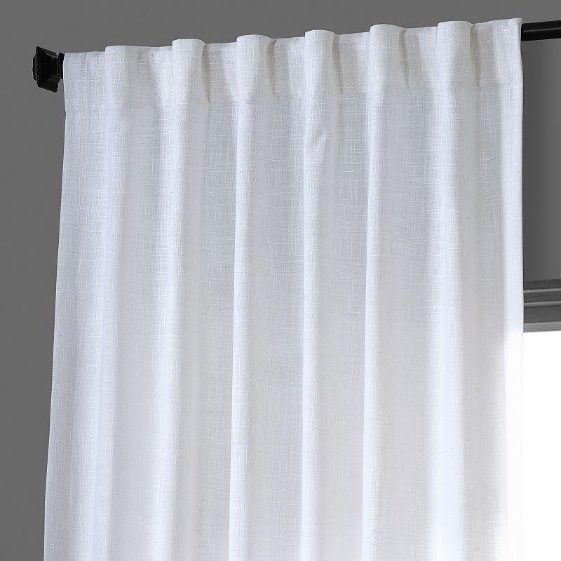 EFF 1-Panel Heavyweight Solid Window Curtain