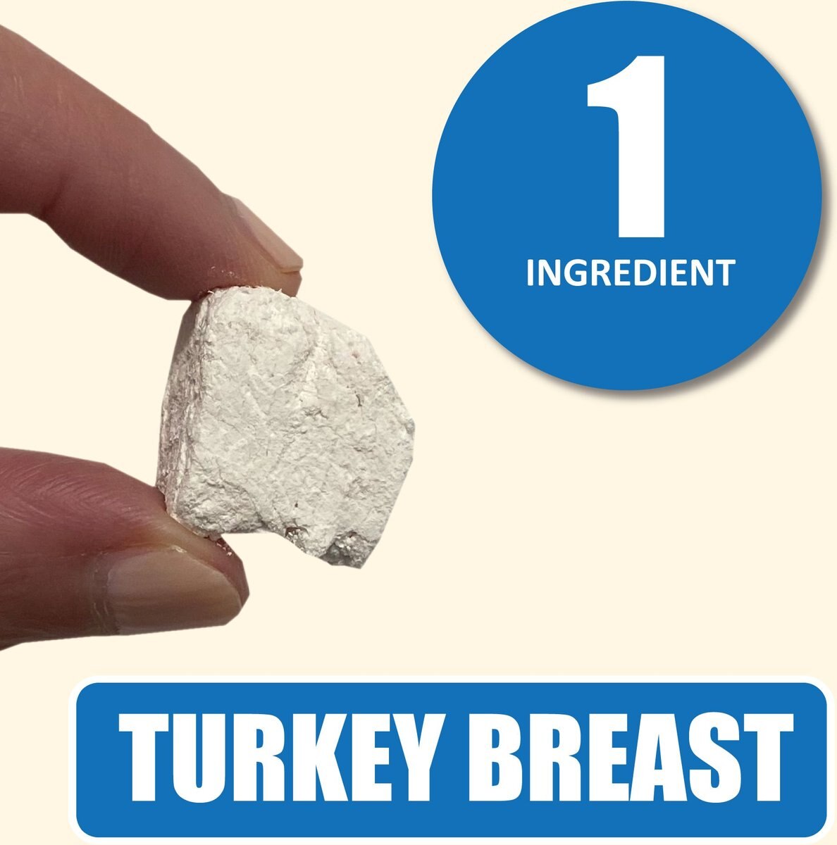 Whole Life Just One Ingredient Pure Turkey Breast Freeze-Dried Dog and Cat Treats