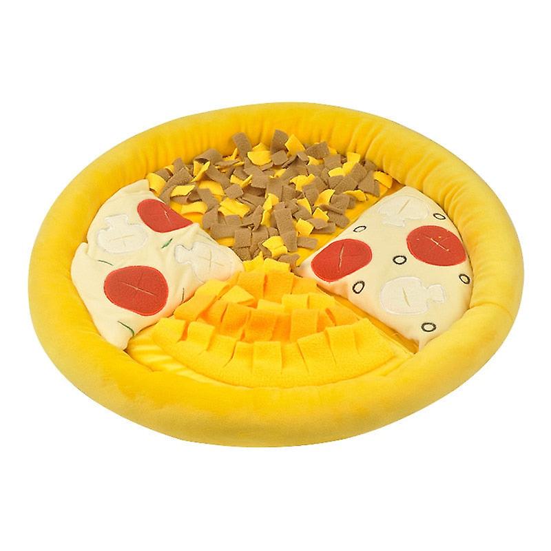 Lovely pizza shape dog snuffle toy