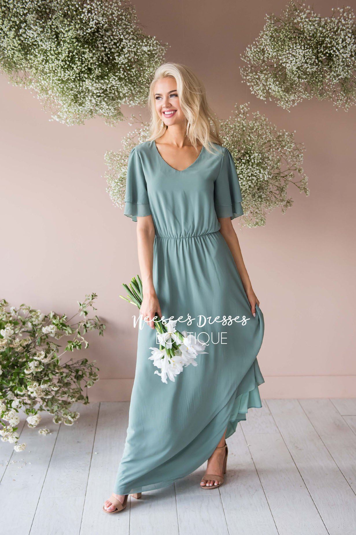 The Chloe Chiffon Maxi Dress