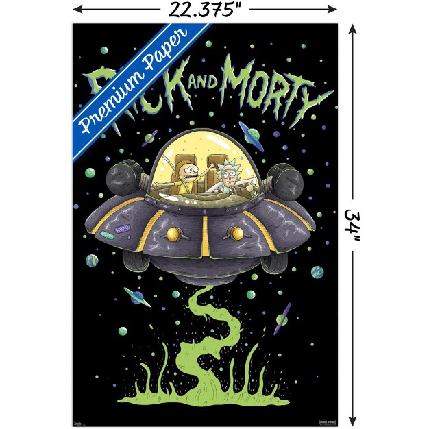 Trends International Rick And Morty Ship Unframed Wall Poster Prints