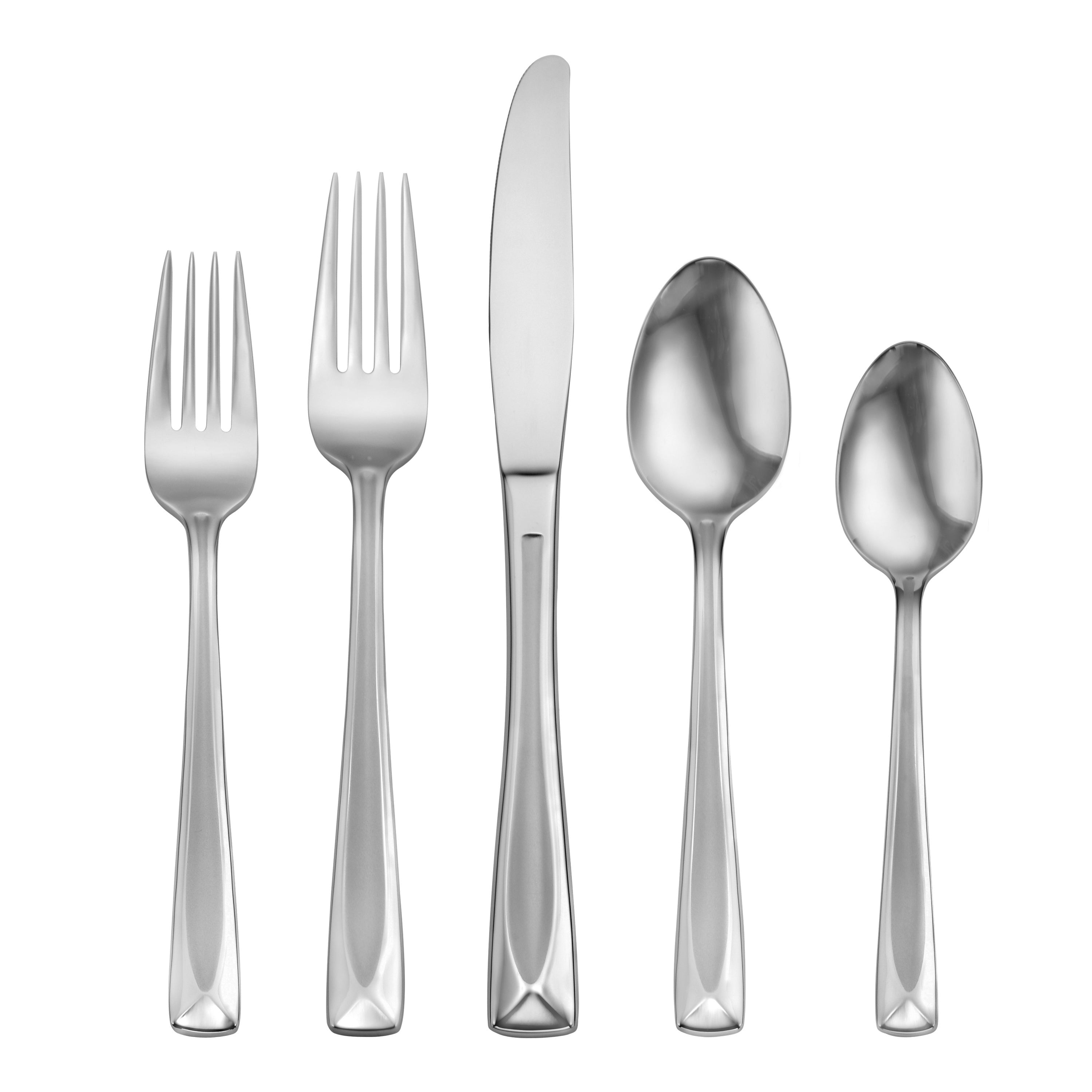 Satin Lincoln 45 Piece Everyday Flatware Set