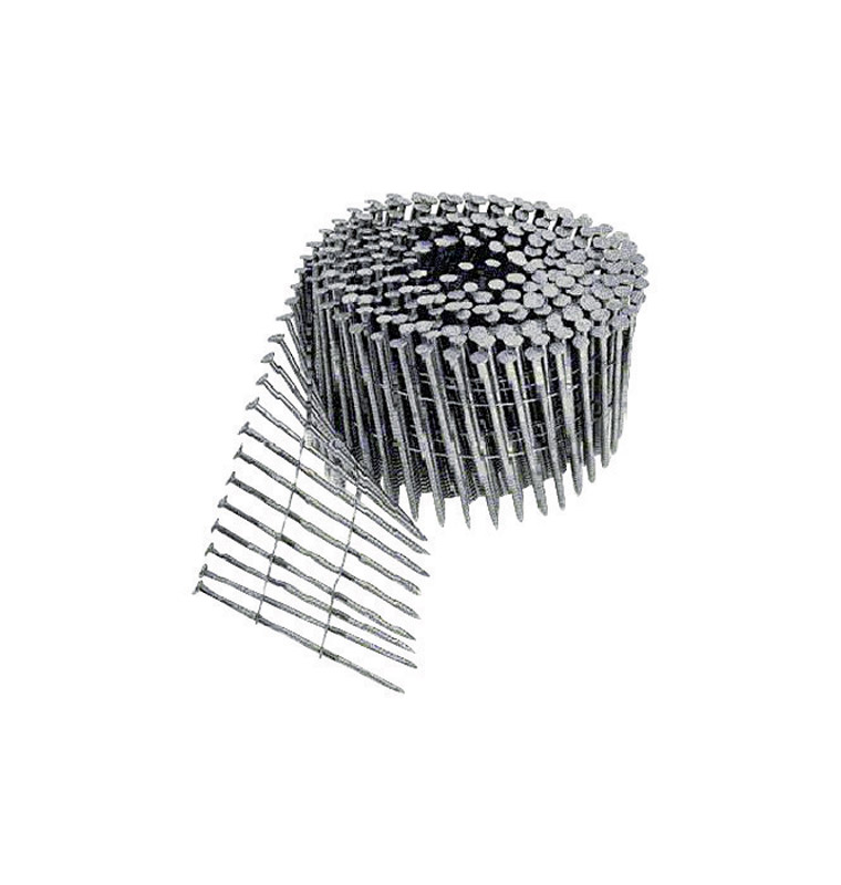 Bostitch 2-1/2 in. 13 Ga. Wire Coil Stainless Steel Siding Nails 15 deg 1，800 pk