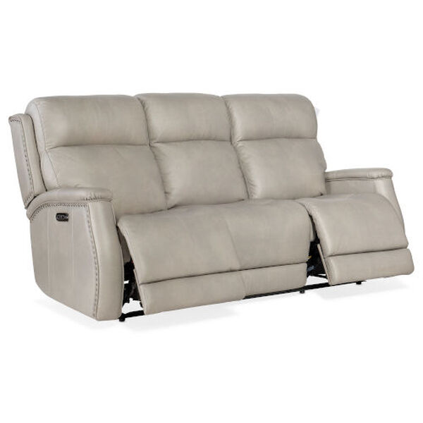 Rhea Gray Zero Gravity Power Recline Sofa with Power Headrest