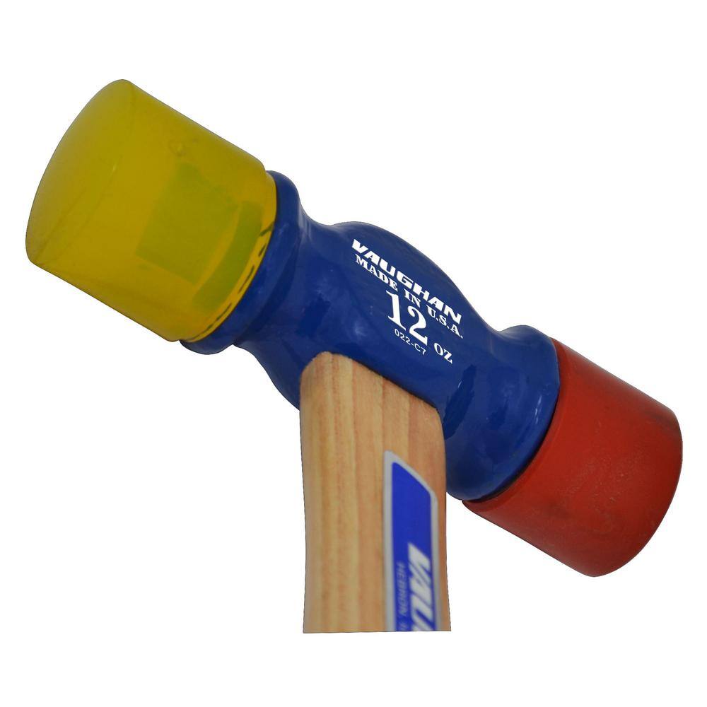 Vaughan 12 oz. Soft Face Mallet with 12 in. Hardwood Handle SF12