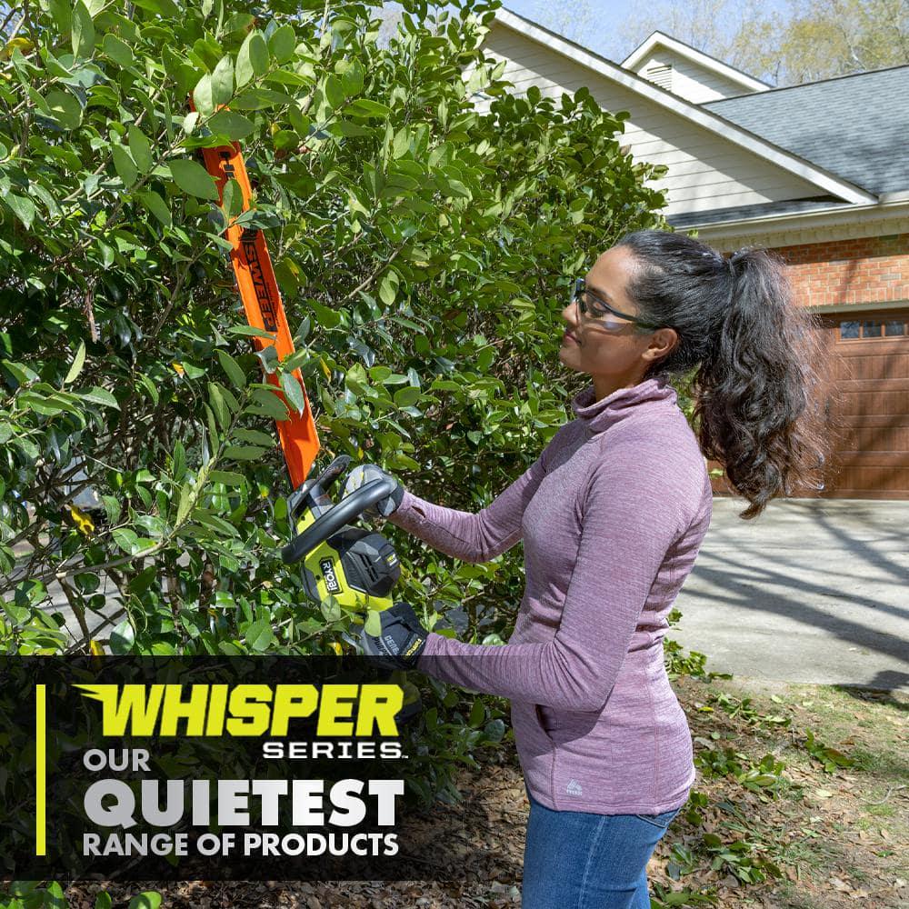 RYOBI ONE HP 18V Brushless Whisper Series 24 in Cordless Hedge Trimmer