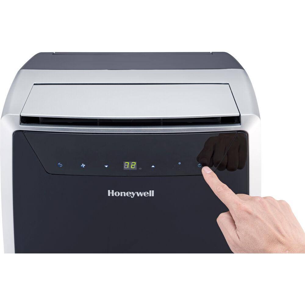 Honeywell 14000 BTU (9000 BTU DOE) Portable Air Conditioner with Heat and Dehumidifier in Black and Silver MN4HFS9