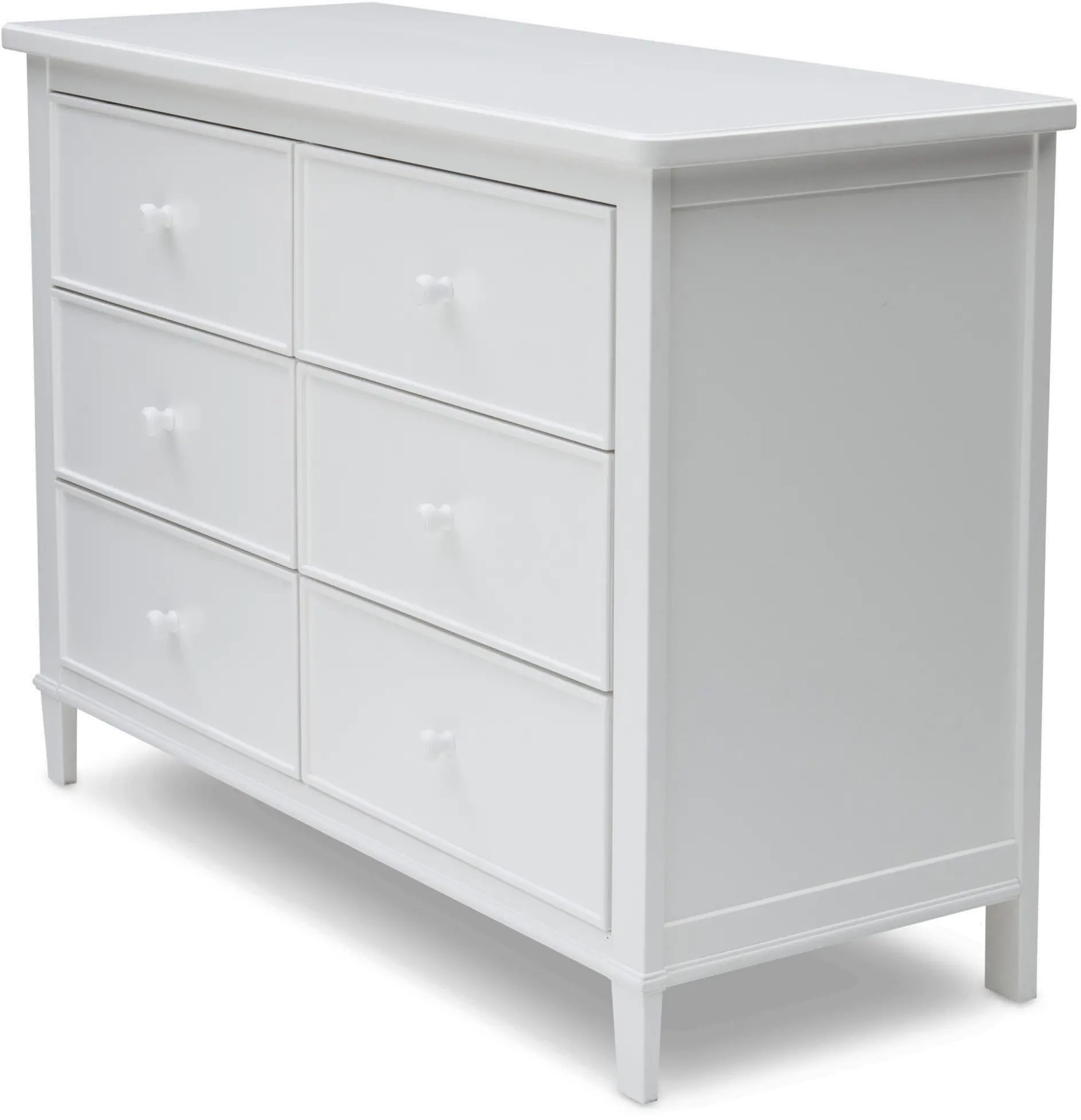 Haven White 6-Drawer Dresser