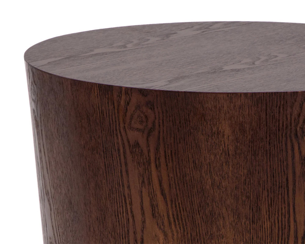 Karyna End Table  Round   Modern   Coffee And Accent Tables   by Virgil Stanis Design  Houzz