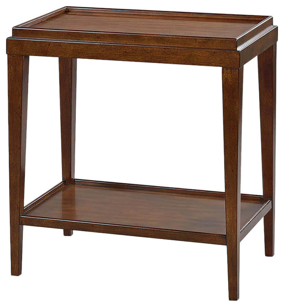 Small Classic Two Tier Side Table   Transitional   Side Tables And End Tables   by English Georgian America  Houzz