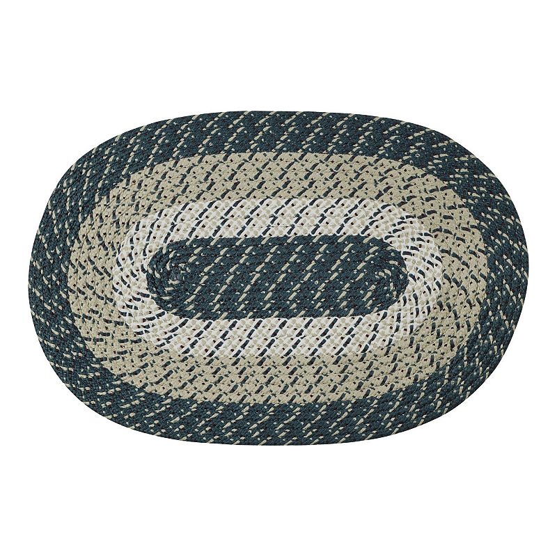 Better Trends Country Braid Striped Rug