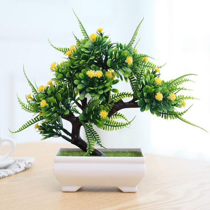 Stunning Yellow Artificial Bonsai