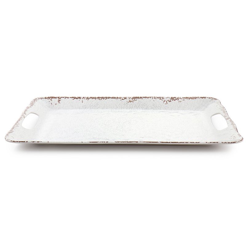 Laurie Gates Mauna 2 Piece Melamine Serving Tray Set