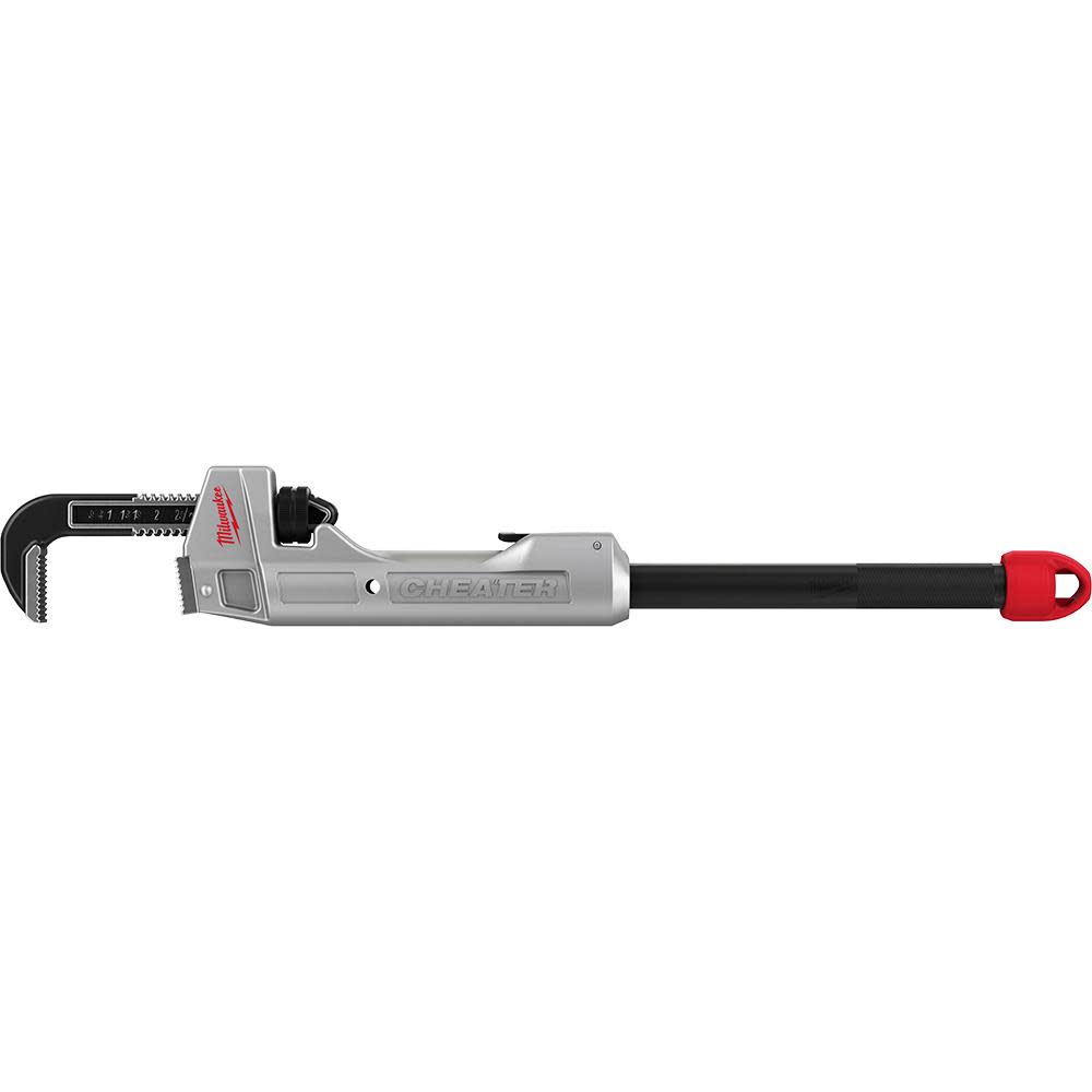 Milwaukee CHEATER Adaptable Pipe Wrench Aluminum ;