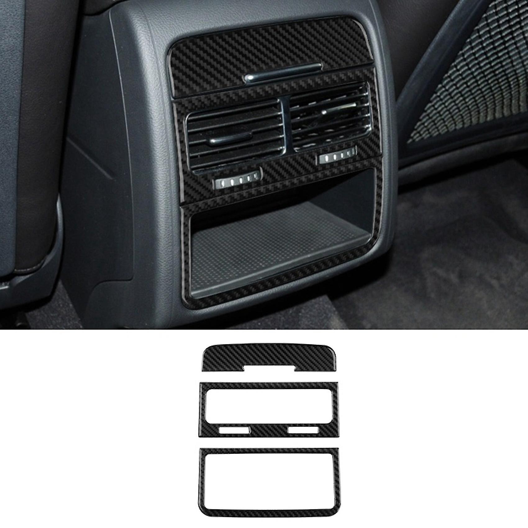 Rear 3pcs Rear Air Outlet Frame Cover Trim For Touareg 2011-2018