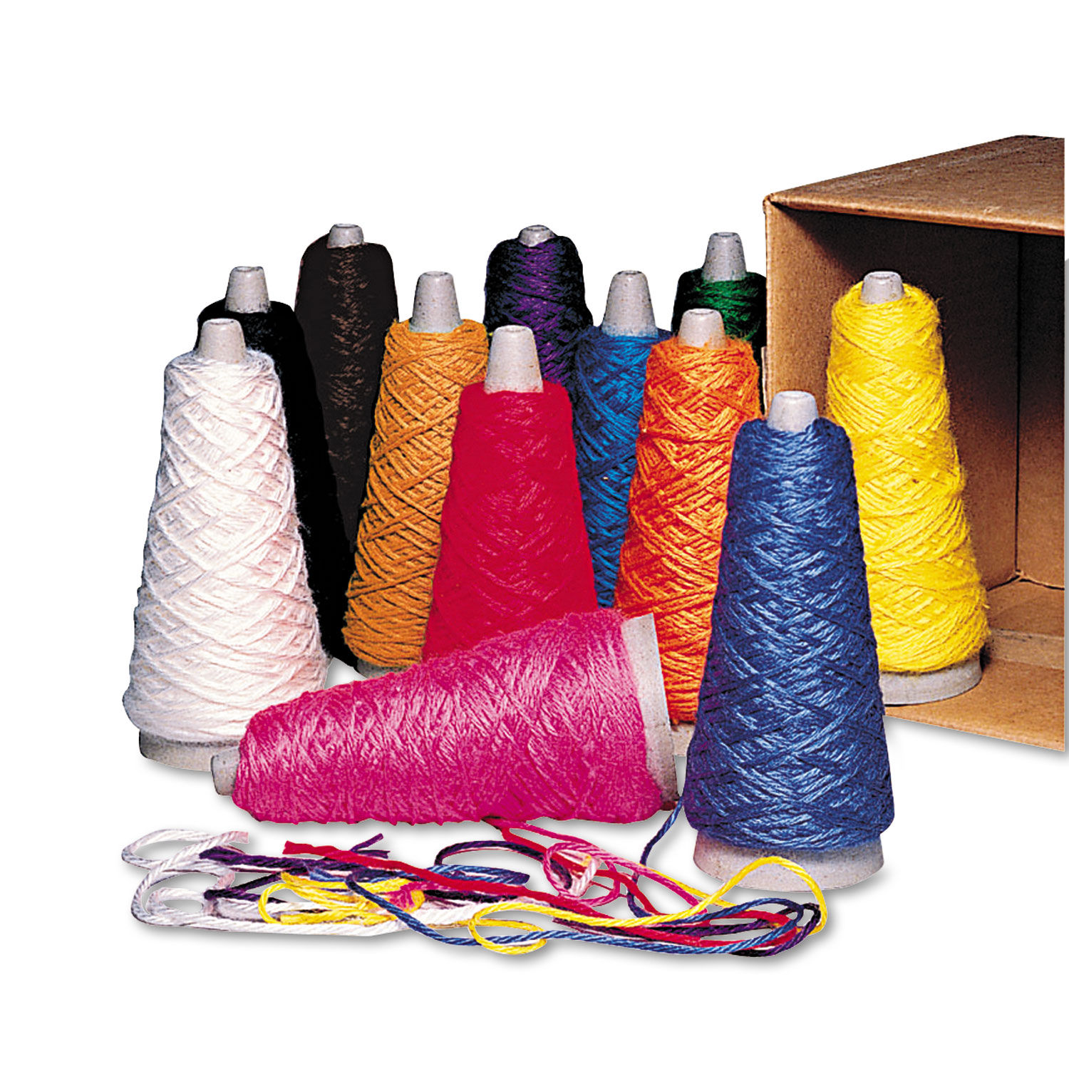 Double Weight Yarn Cones by Paconandreg; Trait-texandreg; PAC00590