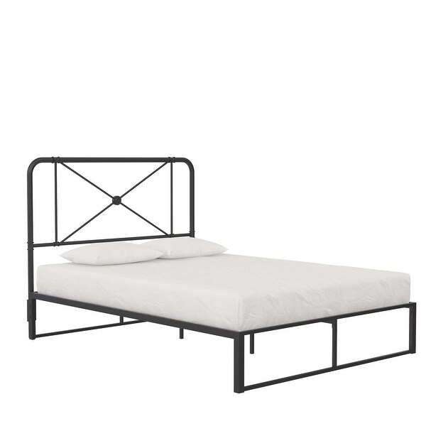 RealRooms Allysa Metal Headboard， Mounting Hardware Included， Steel Construction - - 37849861