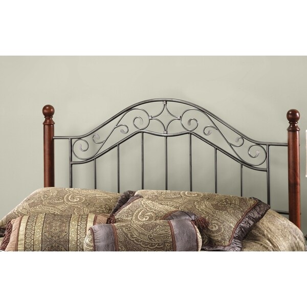 Copper Grove Baesweiler Metal and Wood Headboard - - 28123809