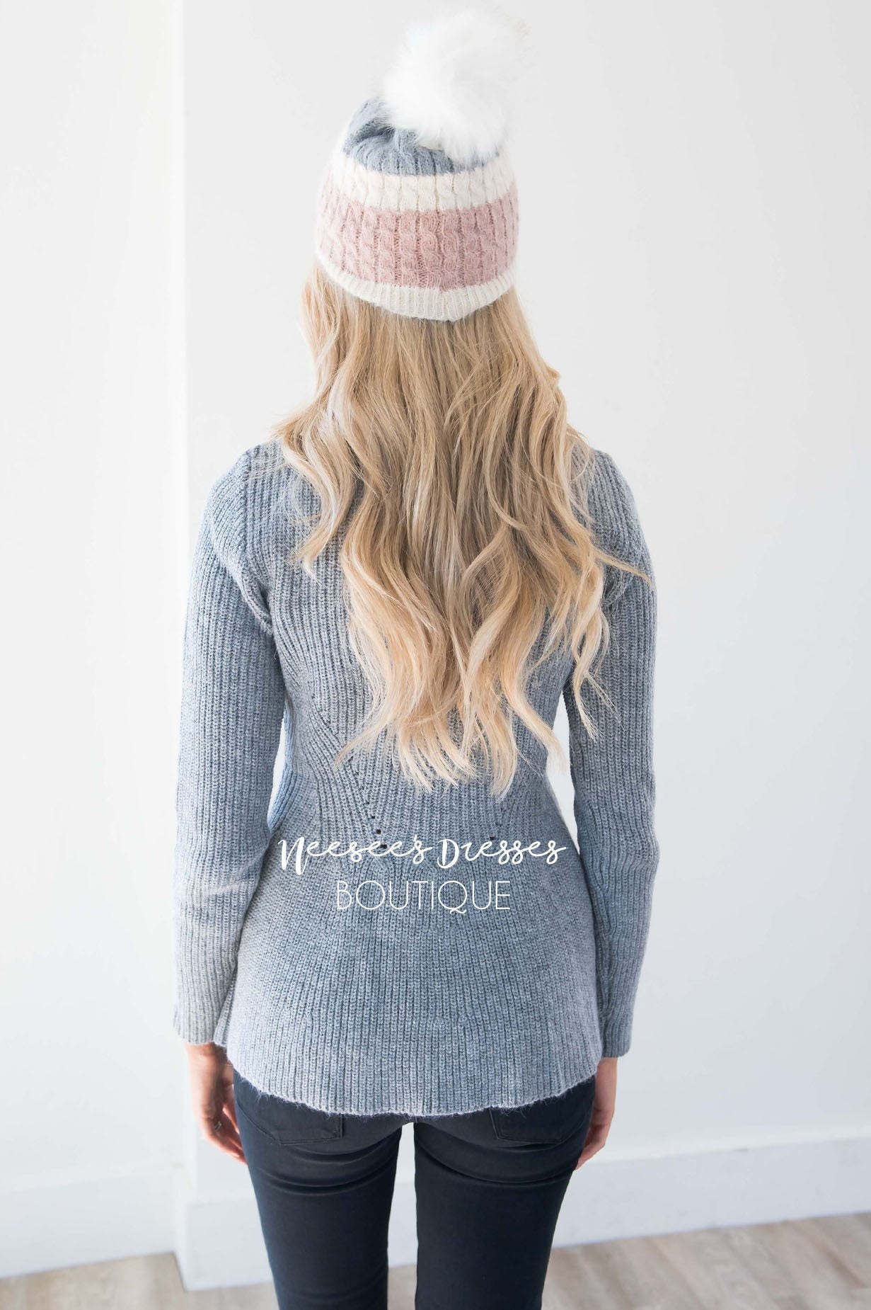 Fit And Flare Knit Sweater