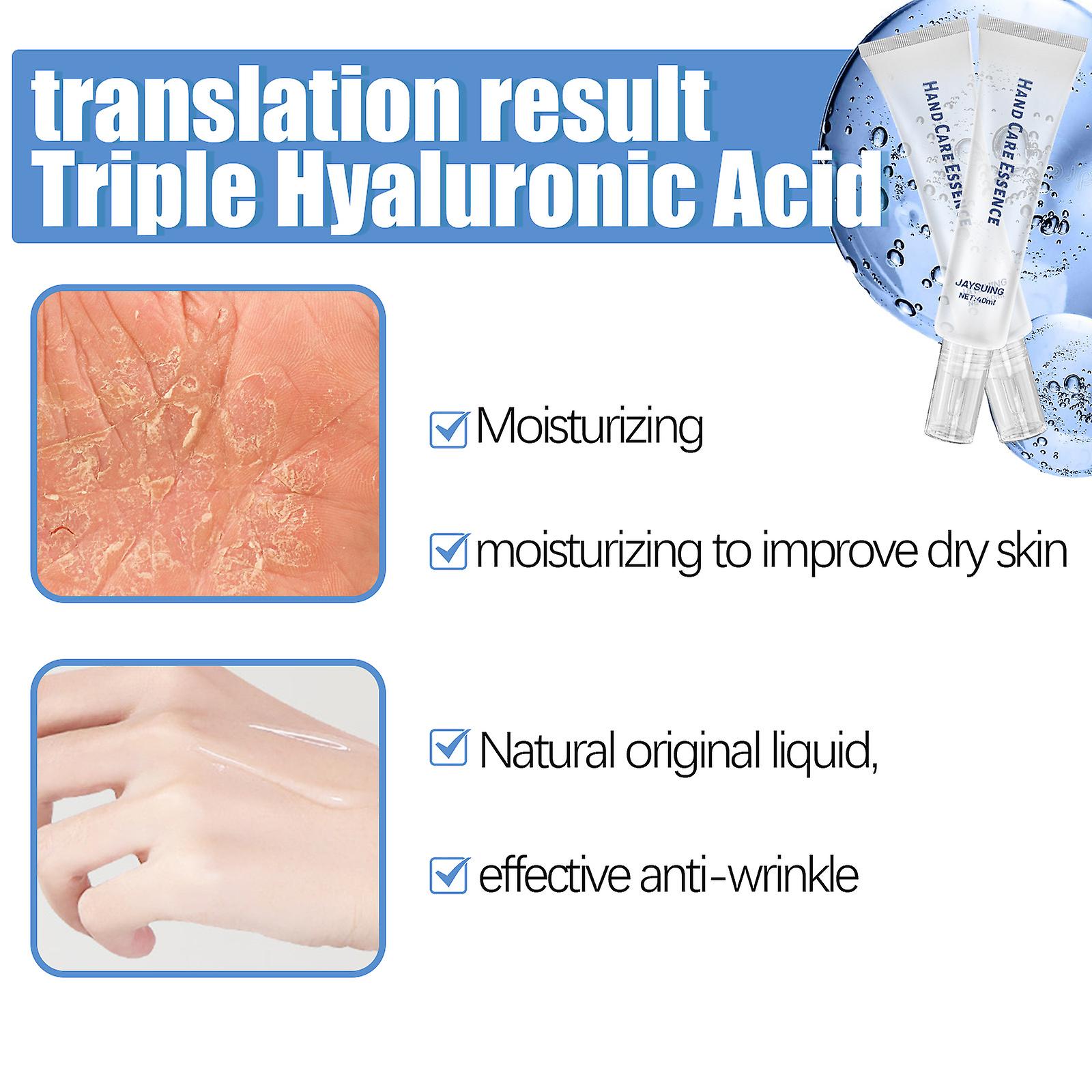 Hyaluronic Acid Hand Protection Essence Hydrates And Moisturizes The Skin Nourishes The Skin Improves Fine Lines On The Hands Dull Rough And Cracked